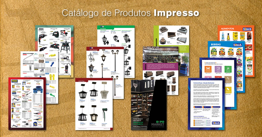 Criação de projeto gráfico, diagramação e finalização de catálogo de produtos impresso ou virtual em PDF com hiperlink de navegação