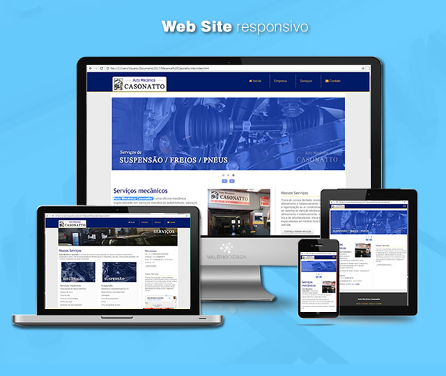 Site responsivo em HTML5 e CSS3