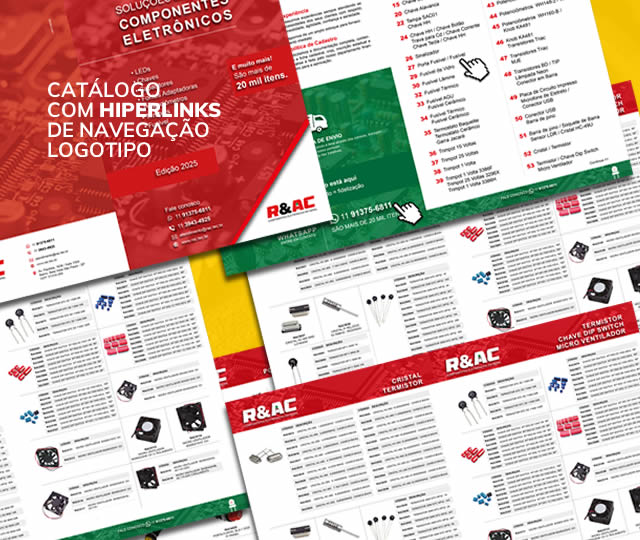 Catálogo de Produtos com hiperlink de navegação