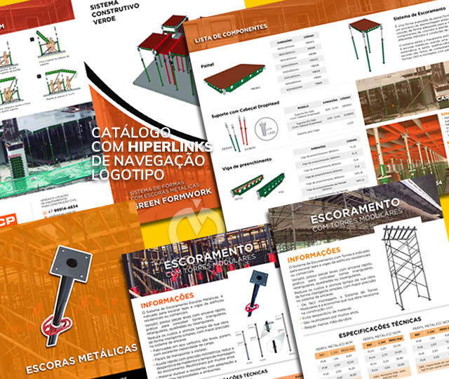 Catálogo de Andaimes e Escora com Cabeçal DropHead